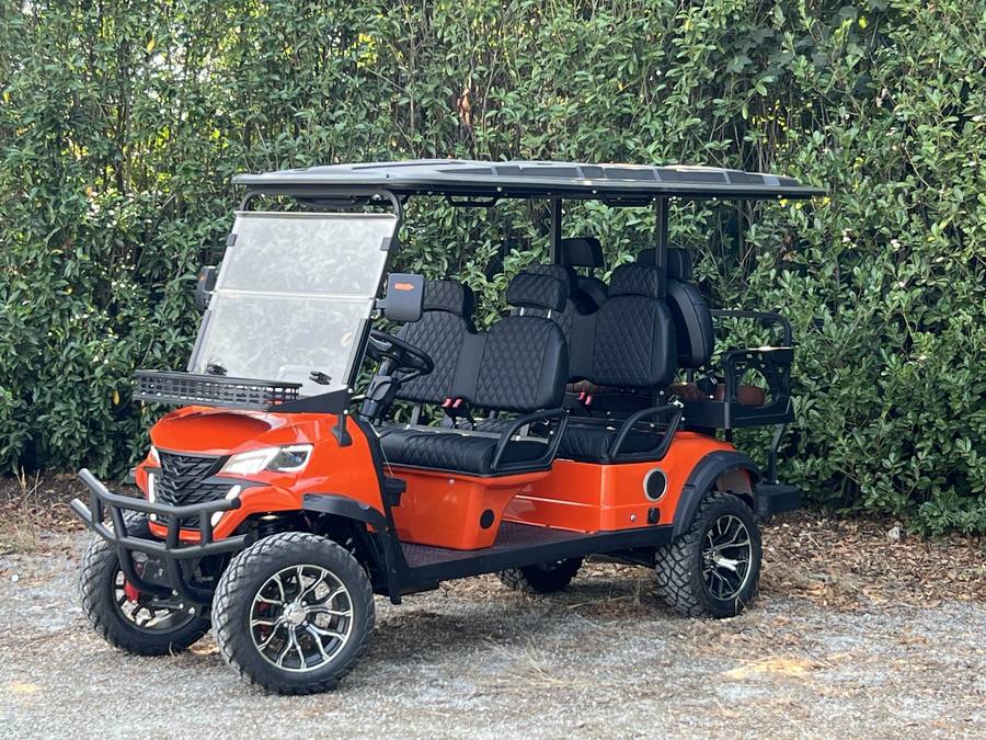 Land Runner Six, Sunset Orange, front